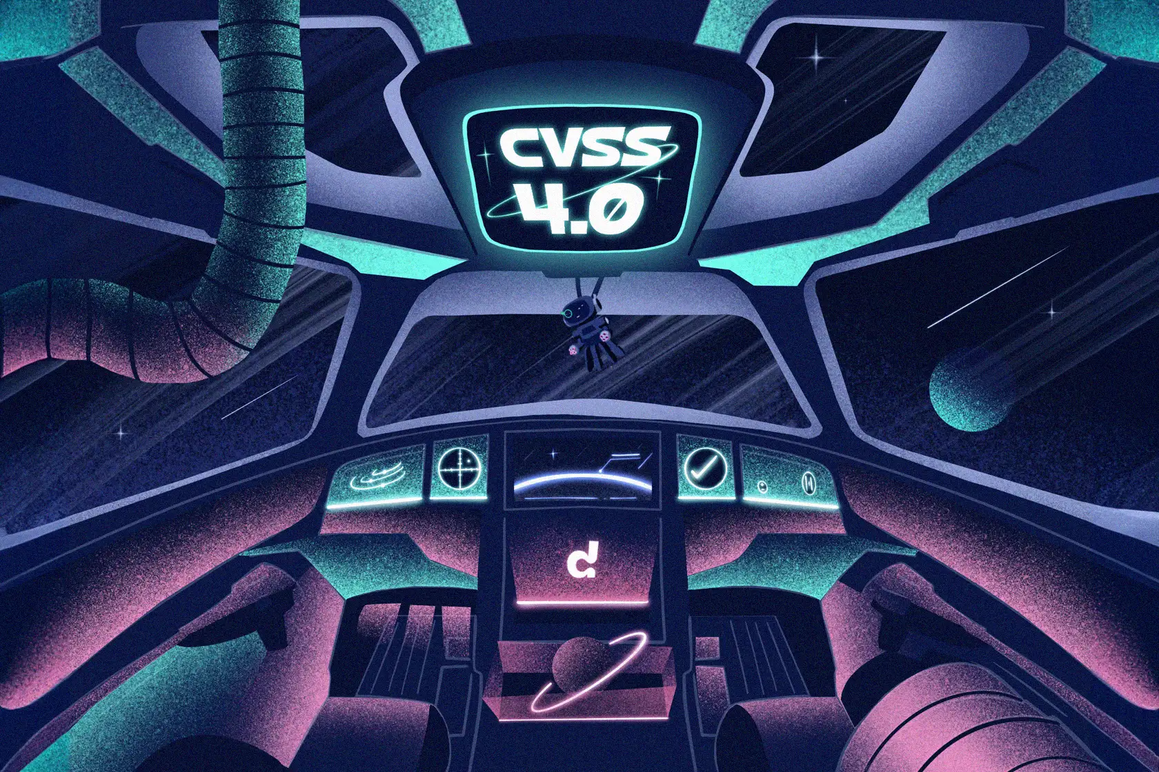 The CVSS score gets updated to CVSS v4.0